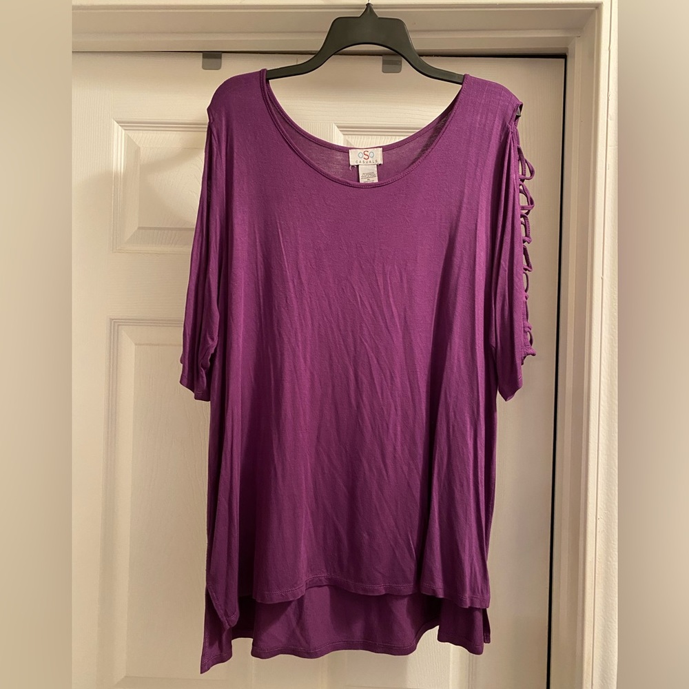 OSO Casuals Purple Shirt